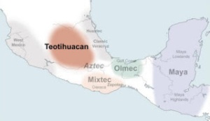 Teotihuacan, Maya, Olmec, Mixtec