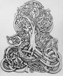 tree yggdrasil_and_dragon_by_tattoo_design-d7652i2