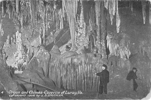 music Organ_and_Chimes_-_Caverns_of_Luray_Va_1906_postcard