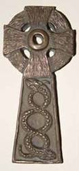 caduceus pre-Christian serpent cross, Ireland
